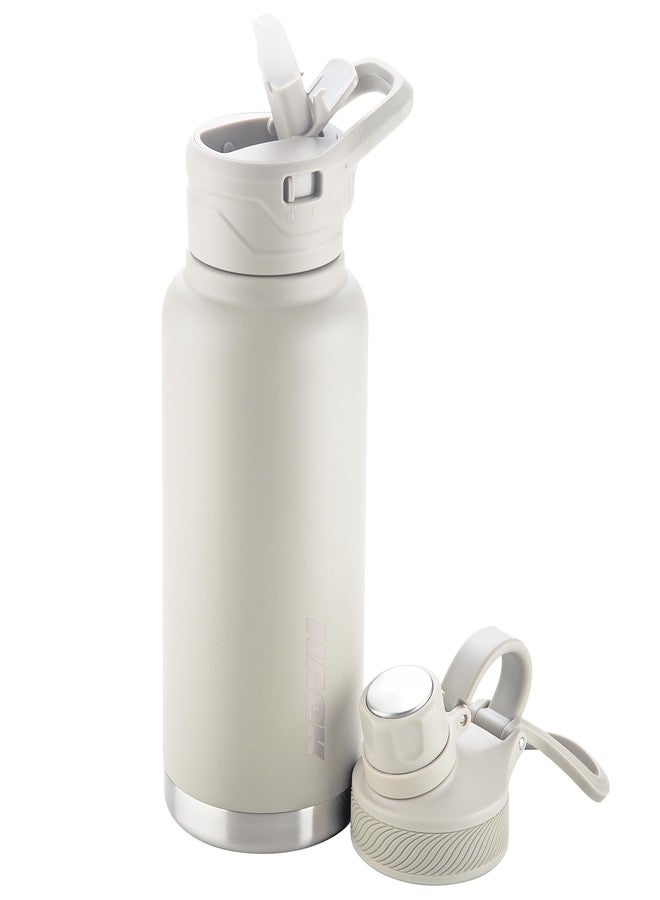Hack Athletics Hydra Premium Stainless Steel Insulated Water Bottle for Gym, School, Home, Office, Water Bottle for Men, Women, Girls & Boys, BPA Free Material 100% Leakproof | 950ML (Cream) - Image 1